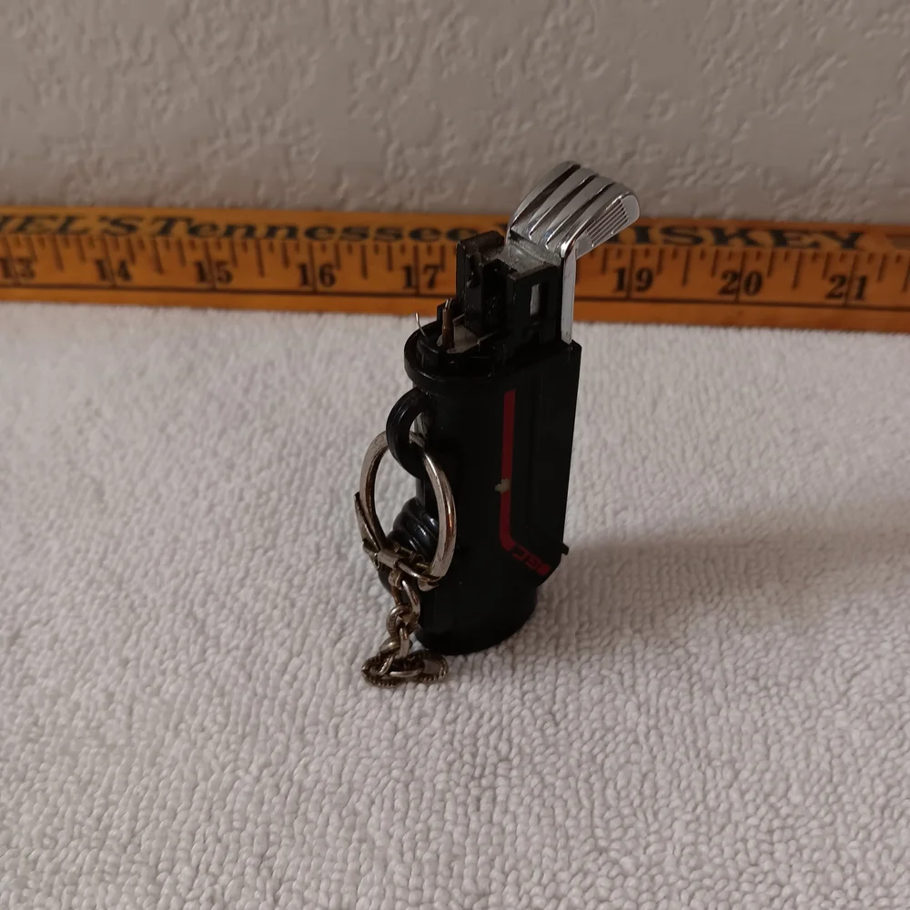 Black and Silver Multi-Tool Keychain